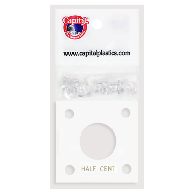 Capital Plastics 144 Coin Holder - Half Cent