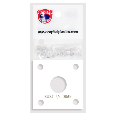 Capital Plastics 144 Coin Holder - Bust 1/2 Dime