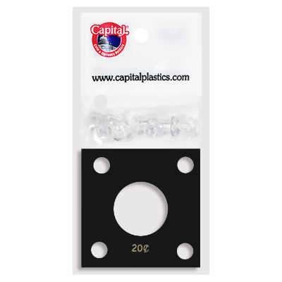 Capital Plastics 144 Coin Holder - 20 Cents