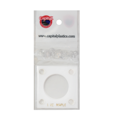 Capital Plastics 144 Coin Holder - 1 oz. Maple
