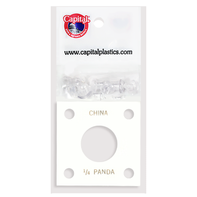 Capital Plastics 144 Coin Holder - 1/4 oz. Panda