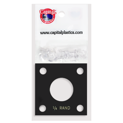 Capital Plastics 144 Coin Holder - 1/4 oz. Krug