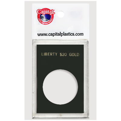 Capital Plastics Caps Coin Holder - Liberty $20 Gold