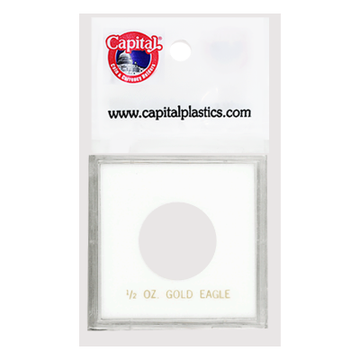 Capital Plastics Caps Coin Holder - 1/2 oz. Eagle