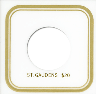 Capital Plastics VPX Coin Holder - St. Gaudens $20