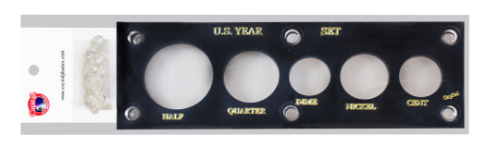 U.S. Year Set - 5 slots (Cent through Half $)