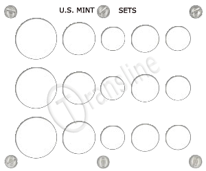 U.S. Mint Set (for 3 sets of 5 coins)