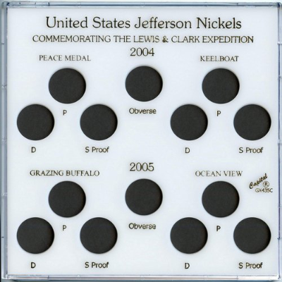 US Jefferson Nickels- Commemorating the Lewis & Clark Expedition