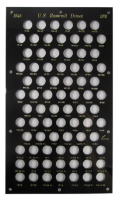 U.S. Roosevelt Dimes 1946-1976S (Includes Clad & Proofs - Reverse)