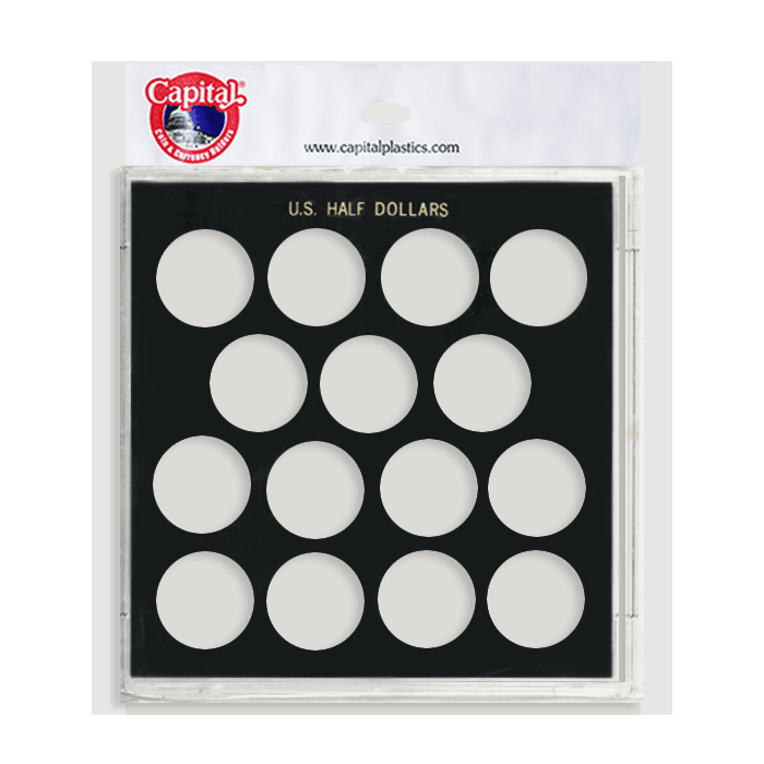 U.S. Half Dollars (No Date)  15 slot(s). B