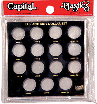 U.S. Anthony Dollar Set (No Type II)