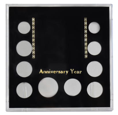 Anniversary (Small $, .50, 5 Quarters, .10, .05, .01)