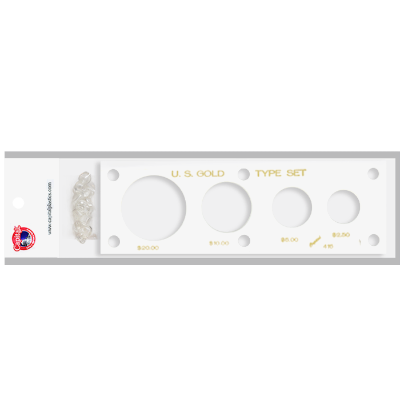 Gold Type Set 20, 10, 5, & 2.50