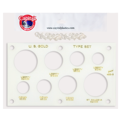 Gold Type Set Lib. 20, 10, 5, 2.50