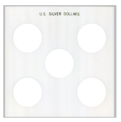 U.S. Silver Dollars (No Dates)(slots 5)