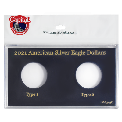 2021 American Silver Eagle Type 1 & 2