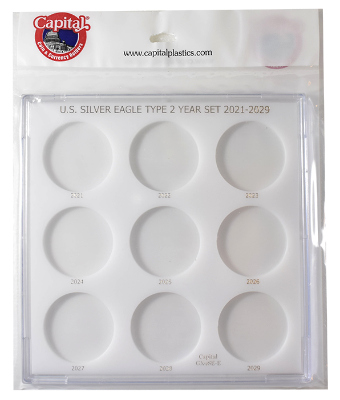 U.S. Silver Eagle Year Set 2021 Type 2 - 2029