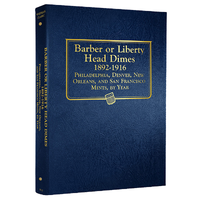 Barber Dime Album 1892-1916