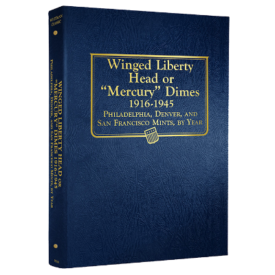 Mercury Dime Album 1916-1945