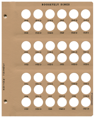 Roosevelt Dimes Replacement Page 1