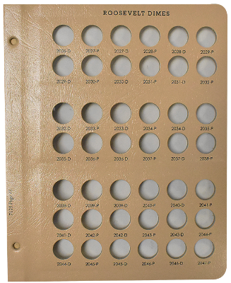 Roosevelt Dimes Replacement Page 5 2026 D - 2047 P