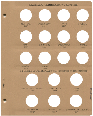 State Quarters Replacement Page 3 2007-NMI 2009
