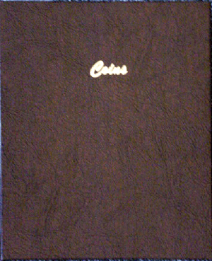 Coin Stock Book with 9 Vinyl Pages