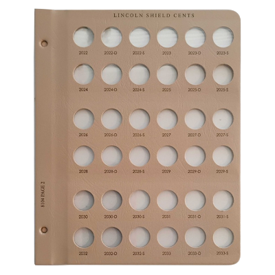 Lincoln Shield Cent w/ Proof 2022-2033 Page 2