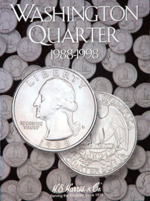 Washington Quarters Folder No. 4 1988-1998