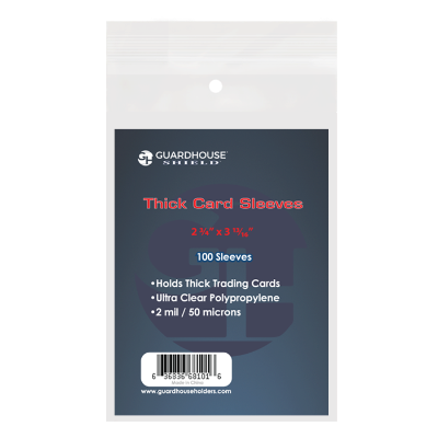 Shield Sleeve for Thick Trading Cards