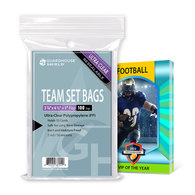 Shield Resealable Sleeves - Team Set Bags