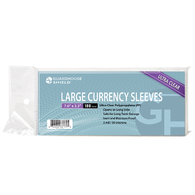 Guardhouse Shield Sleeve for Large Currency