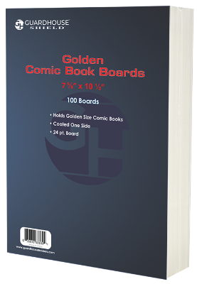Golden Comic Book Boards (7 5/8 x 10 1/2) - 100 Pack