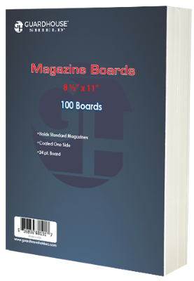 Magazine Backing Boards (8.5 x 11) - 100 Pack