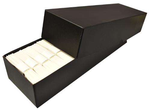 Glassine Storage #3 Box - 14 x 4 5/8x2 3/4 - Holds 2 1/2 x 4 1/4  Glassines