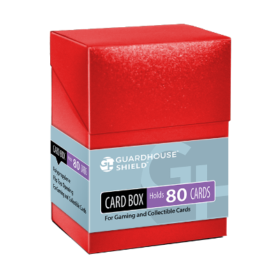 Flip-top Card Box - Red