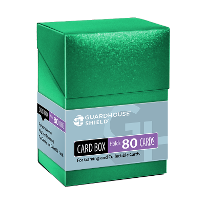 Flip-top Card Box - Green