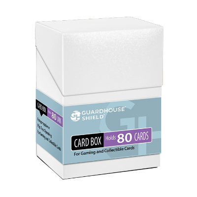 Flip-top Card Box - White