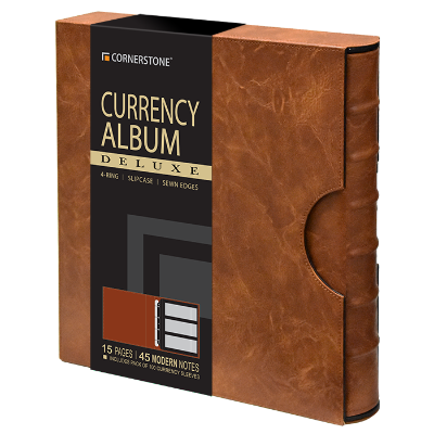 Deluxe Currency Album for Modern Notes with Slipcase