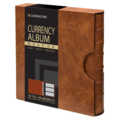 Deluxe Currency Album for Large Notes with Slipcase