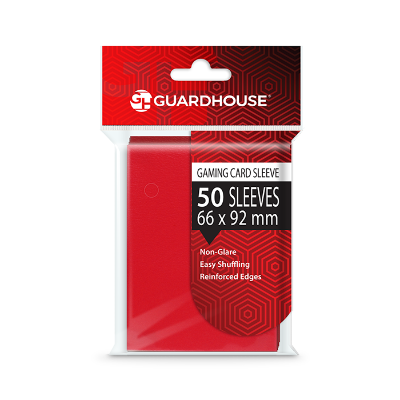 Gaming Card Sleeves - Red