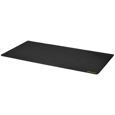 Desk Mat with Stitched Edges - 15.75 x 31.5 (Black)