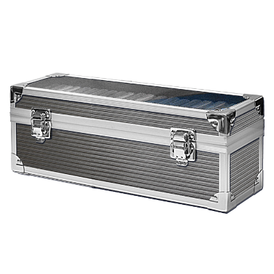 Falcon Series 20 Slab Box - Clear Top - Graphite