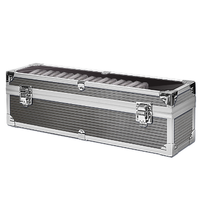 Falcon Series 25 Slab Box - Clear Top - Graphite