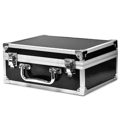 Falcon Series 36 Slab Box - Front Handle  - Diamond Pattern / Black