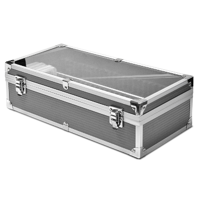 Falcon Series 50 Slab Box - Clear Top - Graphite