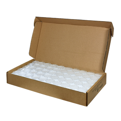 Half Dollar 30.6mm Bulk Direct-Fit / M Ring-Fit EvoCore Coin Holders. 250 count box.