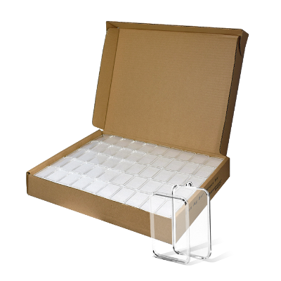 Evocore 1 Oz Silver Bar Holder with Ornament Loop. 250 Count Box