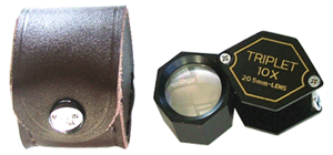 10x Triplet Hexagonal Loupes
