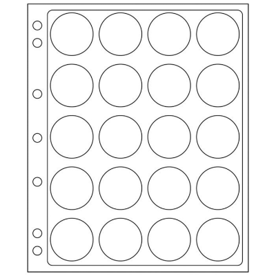 20 slots ENCAP Clear Coin Capsules Pages 38/39/40 (Fits Guardhouse L, Ligththouse 38/39, Airtite H)